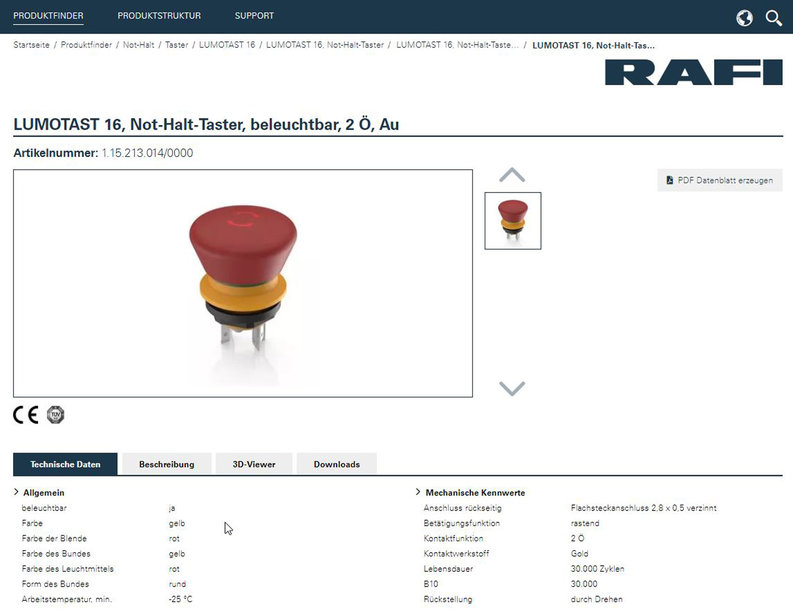 Plus de 5 000 composants électromécaniques : le nouveau catalogue électronique de RAFI est en ligne